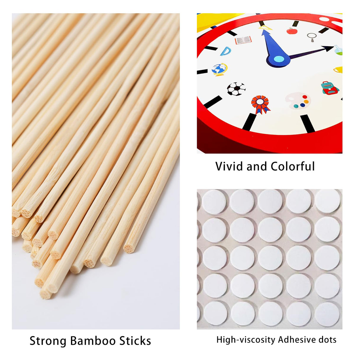 24Pcs Back to School Decorations Table Centerpiece Sticks - First Day of School Welcome to School Classroom Decorations Table Toppers, Double-Sided Classroom Centerpieces
