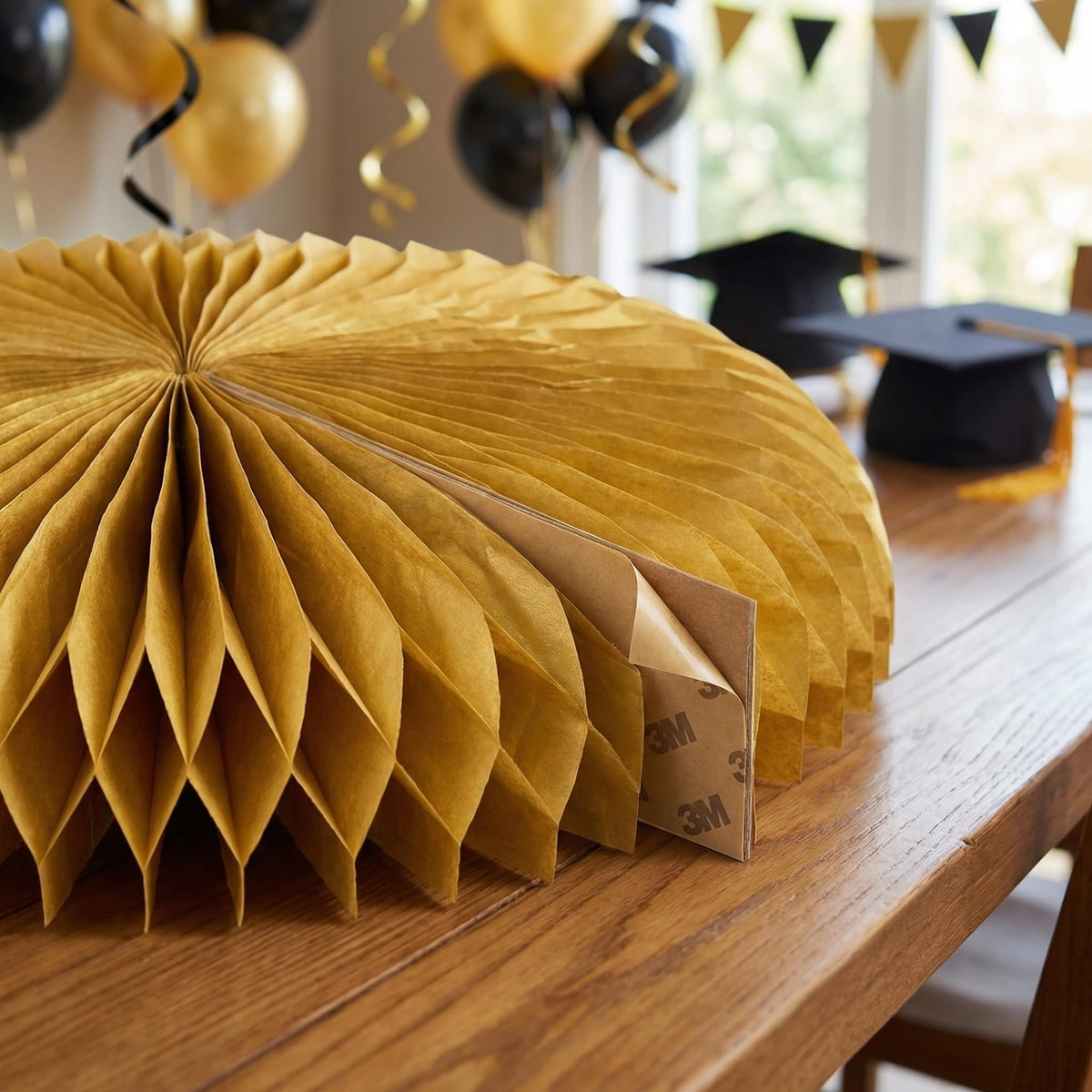 2026 Graduation Decorations,Congrats Grad Banner (Assembled) Gradutaion Centerpieces Grad Swirls with Black Gold Silver Star Garland, Class of 2026 Party Decorations,High School College